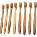 Eco-Friendly Bamboo Toothbrush Set - 8 Natural Wooden Brushes with Soft Bristles for Sustainable Oral Care - Buy Online on GoSupps.com