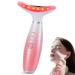 LATME Facial Massager Neck Face Massager Tool 3 Mode Massage with Heat Portable Beauty Instrument for Skin Care Women Gift