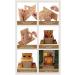 Direct Wicker Squirrel Feeder Wood Flip-Up Roof For Squirrel Food Placement Removable Front Panel Squirrel Feeder Just For Squirrels - Buy Online on GoSupps.com