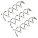 20 Pieces Simple Styles Spiral Bobby Pins Spiral Hair Pins Screw Hair Pin Bridal Bun Make Spin Pins Round Ball Tips Design Spiral Hair Clip Bun Stick Pick for Women and Girls DIY Hair Style Silver