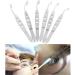 dijiusidy Eyelid Precision Tweezers Eye Clogging Removal Cleaning Clamps Portable Facial Tools with Non-Slip Handle Cosmetics Salon Small Rectangle Tip - Buy Online on GoSupps.com