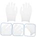 Uonlytech 12pairs Gloves Christmas Santa Costume Paraffin Wax Mittens Paraffin Wax Liners Santa Cosplay Costume Wax Bath Mittens Work Glove Washable Labor Protection Cotton White Cotton Yarn - Buy Online on GoSupps.com