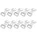 10PC / Bag Replacement Elastic Bandage Stretch Wrap Metal Clips Fastening Clips Hooks White Colors Professional