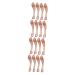 FRCOLOR 16 pcs face cream scoop eye cream scoop makeup beauty spoons massage makeup spoon mini eye cream applicator makeup scoop spatula makeup scoops Metal mask spoon woman cosmetic