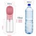 Buy Cotop 550ml Portable Dog Water Bottle & 100ml Feed Bottle - Pink Travel Solution for Dogs on the Go - Buy Online on GoSupps.com