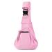 All -sopets dog carrier bag breathable convenient pet carrier bag for small dogs cats safer transport with adjustable wide straps and linen hooks dog carrier pink