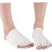 Healeved 2 Pairs Five Toe Half Socks White Socks Cotton Yoga - Buy Online on GoSupps.com