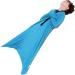 Sensory Body Sock for Kids - Stretchy Full Body Wrap for Autism & Anxiety - Silver Grey, Size Large - Buy Online on GoSupps.com