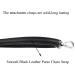 HAHIYO Adjustable Smooth Black Leather Purse Chain Strap Length 31.5-55.1 Inch Silver Hardware for Shoulder Cross Body Sling Purse Replacement Comfortable 0.47 Inch Wide 4.7mm Extra Thick 1 Pack Smooth Black(Silver Hardware)-0.47 Inch Wide - Buy Online on GoSupps.com