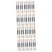 Hemoton 40 Pcs Latex Eye Shadow Stick Eyeshadow Brush Double-ended Eye Shadow Brush Double-ended Eyeshadow Eye Shadow Applicator Cosmetic Makeup Applicator 7.5cmx2pcs Assorted Colorx2pcs
