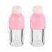POPETPOP Flacons Vides de Gloss L vres Transparents 10 Pi ces Format Petit 8 Ml Rechargeables pour Femmes Usage Voyage Cosm tique Rose P le
