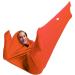 Kangxysq compression socks with a tightly targeted sensory sack body sock calming therapy corner stress relief fear autism ADHD tactile articles for therapeutic playing (color: medium/m orange
