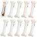 10PCS Dog Bone Hair Clips Decorative Side Band Clips Hairpins Alligator Barrettes Cosplay Costume Hair Accessories for Christmas Halloween 5Pairs White A_White