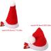 MinnowXY Christmas Hair Clip Hat Santa Hat Duckbill Clips Hat Hair Barrettes Holiday Hair Accessories - Buy Online on GoSupps.com