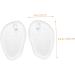 FRCOLOR Anti-Slip Forefoot Pads - 3 Pairs Gel Metatarsal Toe Protectors for Sandals & Slippers | Transparent Silicone Insoles - Buy Online on GoSupps.com