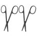Beaupretty nose hair scissors 2 pc eyebrow scissors scissors to trim the nose Small scissors beauty safety scissors Eyebrow stainless steel scissors cutting scissors stainless steel pointed