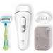 Buy Braun IPL Silk Expert Pro 3 - Permanent Hair Removal Device for Men & Women | Includes Venus Razor & Bag | Best Alternative to Laser Hair Removal - Buy Online on GoSupps.com