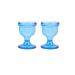 ChillEyes Colored Eye Wash Cups with Storage Container - Effective Eye Cleansing - Snug Fit Eye Shaped Rim - 2 Pcs (Blue) - Buy Online on GoSupps.com