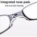 Buy NILZA Mini Reading Glasses - Slim Pocket Readers Folding Computer Glasses Compact Eyeglasses with Keychain - 2.5 +2.0 Black | International Shipping Available - Buy Online on GoSupps.com