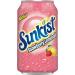 Sunkist Strawberry Lemonade Soda Cans 12 FL Oz 12 Count