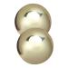 Yardwe 1 pair of fitness balls for the hand practical balls Hand training ball Massage balls for the palms Massage balls for hand exercises body massage ball sport the ball roll brass