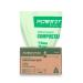 POWERTEC ASTM D6400 Certified Compostable Bags  50 Count | 49.2 Liter - 13 Gallon Trash Bags, 0.85 Mil, US BPI and European OK Compost Home Certification - Sustainable Green Products 50 Count (Pack of 1)