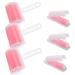 Voarge lint roll reusable 6 -Set reusable lint and animal hair roll in 2 sizes (washable lint roller) lint remove roller accessories (pink)