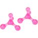 ZJchao Mini Handheld Body Massager - 4 Balls & 2 Pieces for Legs & Arms | Pink - Best International Shipping - Buy Online on GoSupps.com