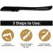 Hollywood Browzer Dermaplaning Face Blade for Women - Includes Protective Pouch - Eyebrow Shaping, Hair Removal, Exfoliation - Black - Buy Online on GoSupps.com