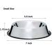 Mlife Stainless Steel Dog Bowls (Set of 2) - Rubber Base - For Small/Medium/Large Dogs - 8oz - Buy Online on GoSupps.com