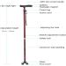 Foldable Walking Stick Telescopic Walking Stick with LED Light Handle Crutches Aluminum Alloy Height Adjustable Mobility Aid for Elderly Basewalking Stick Wisdom - Buy Online on GoSupps.com