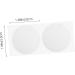 50 Pair Nipple Stickers for Men - Small Invisible Breast Pads & Cushions | Nipple Protection Accessories 3.5x3.5cm - Buy Online on GoSupps.com