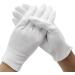 3 Pairs White Cotton Moisturizing Gloves for Bedtime Eczema Care Sleep Lotion Gloves Hand Care Rough Cracked Hand Care Gloves (3 Pairs) - Buy Online on GoSupps.com