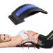 GEAGODELIA BACK extensor ergonomically designed back coach back massage spinal strecter against tension and back pain (black & blue)