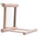 HANZE Bird Mirror and Swing Set for Parrots - Wooden Toy for Macaws, Lovebirds, Cockatiels - 2 Pack - Buy Online on GoSupps.com