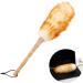 Lambswool Duster Soft Fluffy Wool Duster with Wooden Handle Anti Static Cleaning Duster Brush Soft Wool Duster - Buy Online on GoSupps.com