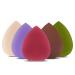 BABA Luxury Beauty Sponge Makeup Blender Non-allergenic Foundation Blending Sponge Flawless for Liquid Cream Powder Multi-colored Set of 5