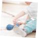 Beaupretty Yoga Ball Massage - Silicone Double Massage Balls for Running & Fitness | Manual Roller | 15x6cm Blue - Buy Online on GoSupps.com