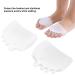 Silicone Bunion Splints for Women Men - Toe Straightener & Corrector | Hallux Valgus Relief & Toe Protector - White - Buy Online on GoSupps.com