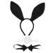 hgnxa Ears Headwear Animal -tie Tail Ear Hair Hoop Simple Headband Theme Party Costume Black
