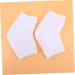 DOITOOL 6 Pairs Anti-Crack Socks Moisturizing Socks Feet Repair Socks Spa Socks for Dry Feet Heel Sleeves Spa Gel Socks Toeless Spa Socks Dry Feet Socks Women's White Heel Socks Breathable - Buy Online on GoSupps.com