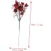 Zerodeko 18 Pcs Berry Bunch Cuttings Fake Holly Berries Holiday Floral Picks Artificial Stem Ornaments Christmas Decorations Garland Diy Wreath Decors Accessories Plastic Red Christmas Tree Redx3pcs 30x10cmx3pcs - Buy Online on GoSupps.com