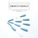 Handcess Long Glossy Blue Coffin Ballerina Press-On Nails 24PC Butterfly Acrylic Art for Women & Girls - Buy Online on GoSupps.com