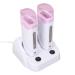 Double Depilatory Heater & Portable Wax Roller Set | Jelly Wax for Armpit & Bikini Hair Removal | 2 Wax Cartridges & 100 EU Plugs 220V - Buy Online on GoSupps.com