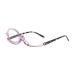 Bnoyoneras makeup reading glasses women magnification make-up glasses light foldable make-up glasses rotatable make-up glasses fashionable eye make-up glasses single eye make-up magnifying glasses 2.50 purple