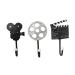Zerodeko 3pcs Coat Hanger Door Hooks Door Hooks Hook up Classic Robe medium Picture 1