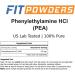 Beta Phenylethylamine HCL (Pea) Powder by FitPowders - 500g (1.1lb) Pack - Buy Online on GoSupps.com