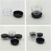 Hnmedia 20 Pieces 15ml Plastic Cosmetics Container Pots with Black Screw Lids/Travel Pots for Cream Makeups Lotion Nail powder Eye shadow Medicine Small Jewelry Storage Includes 6 Pieces Mini Spatula - Buy Online on GoSupps.com