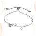 VALICLUD Stylish Women Hand Decoration Rose Womens Bracelets Fashion Bracelets for Women Beach Ankle Bracelet Silver Bangles Bracelet for Women Flower Stretch Bracelet Miss Vintage Gift 24*0.5cm Silver - Buy Online on GoSupps.com