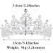 TOCESS Silver Rhinestone Crown for Women - Ideal Tiara for Bridal, Prom, Quinceanera - Sparkling Crystal Queen Princess Crown - Perfect Hair Accessory - Ideal Gift (Silver) - Buy Online on GoSupps.com